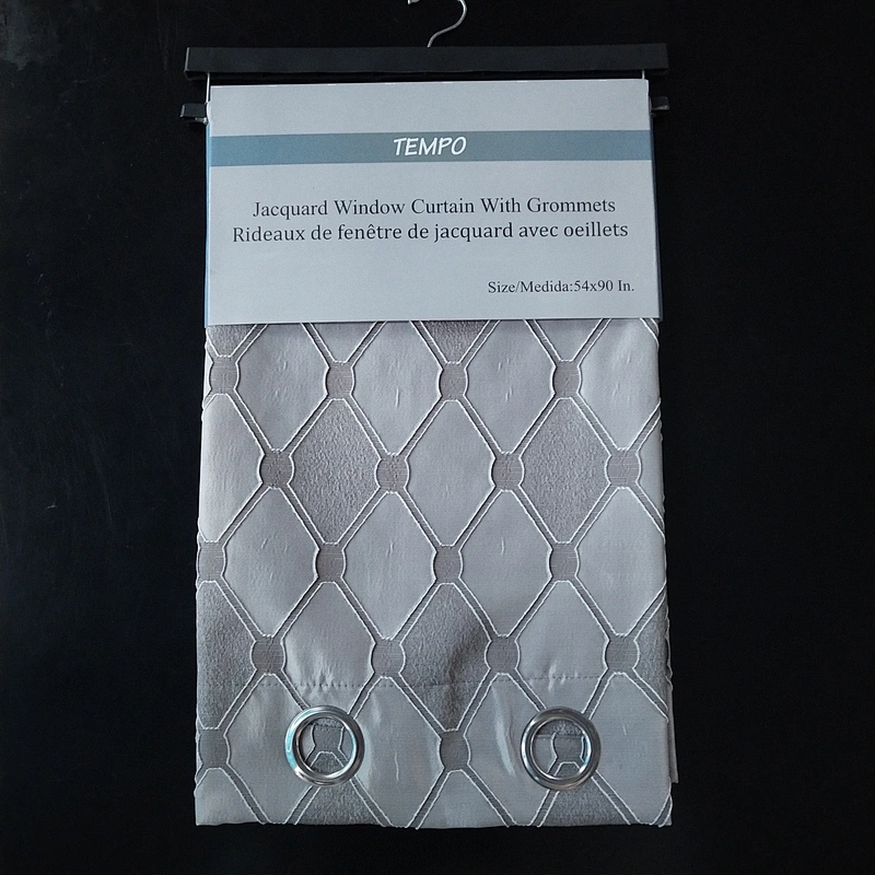 Stock Classic The geometric design Polyester Luxury Fancy Window Curtain