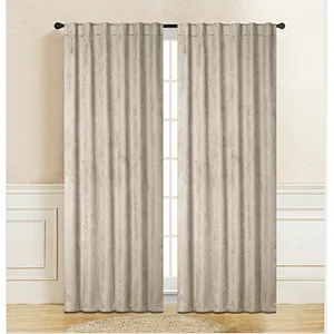Embossed Room darkening Curtain for Living Room
