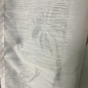 2020 new design grommet white sheer smoke curtains tree patten design for living room and bedroom