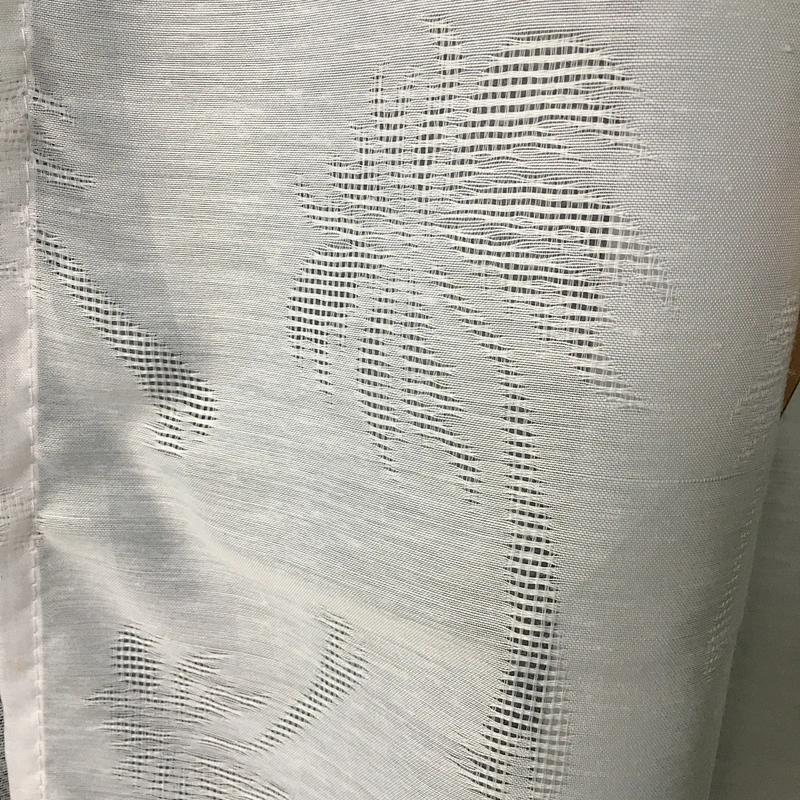 2020 new design grommet white sheer smoke curtains tree patten design for living room and bedroom