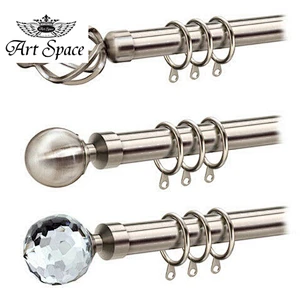 Home Finial Adjustable Modern Curtain Rod
