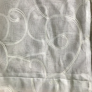 Ready made luxury hotel sheer fabric romantic and elegant balloon curtain