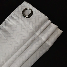 Factory direct price popular curtain for jacquard organza fabric modern design in low