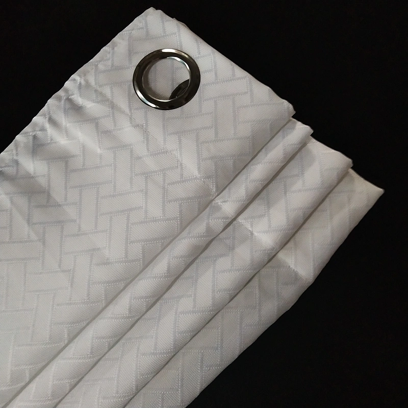 Factory direct price popular curtain for jacquard organza fabric modern design in low