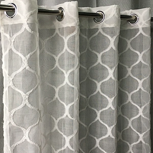 China factory supplied top quality pinch pleated sheer curtain in quick delivery