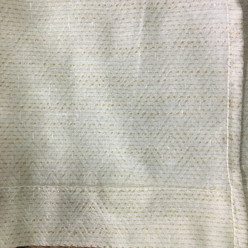 2020 most popular geometric patterns linen looked sheer window curtain for decorative