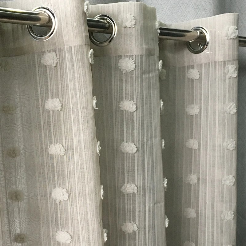 top selling products cream colored sheer curtain living room used best quality and low price