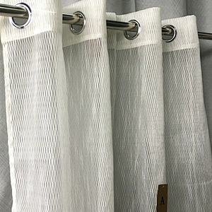 Latest design beautiful luxury new style restaurant curtains sheer curtain for sale