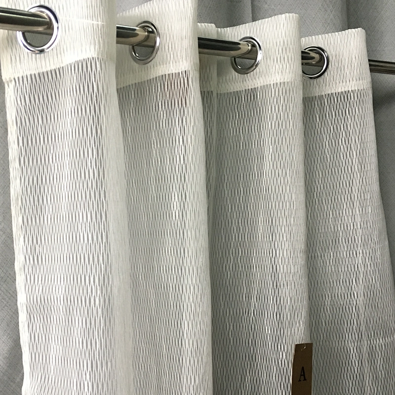 Latest design beautiful luxury new style restaurant curtains sheer curtain for sale