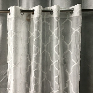 dolly popular  geometric patterns  decorative  window sheer curtain