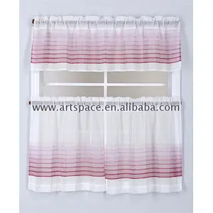 Factory outlet kitchen curtain cloth handmade curtains with price