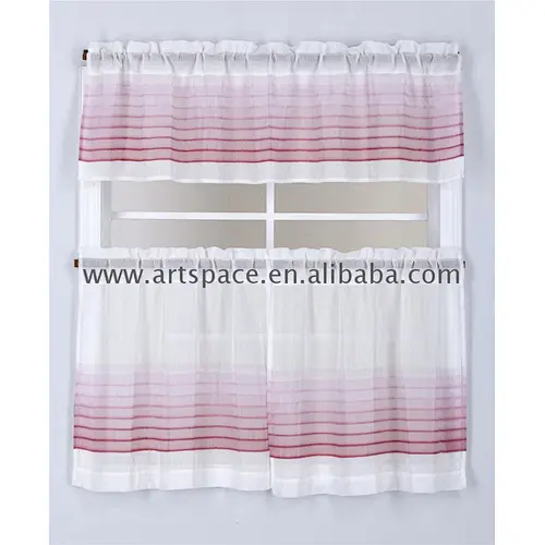 Factory outlet kitchen curtain cloth handmade curtains with price