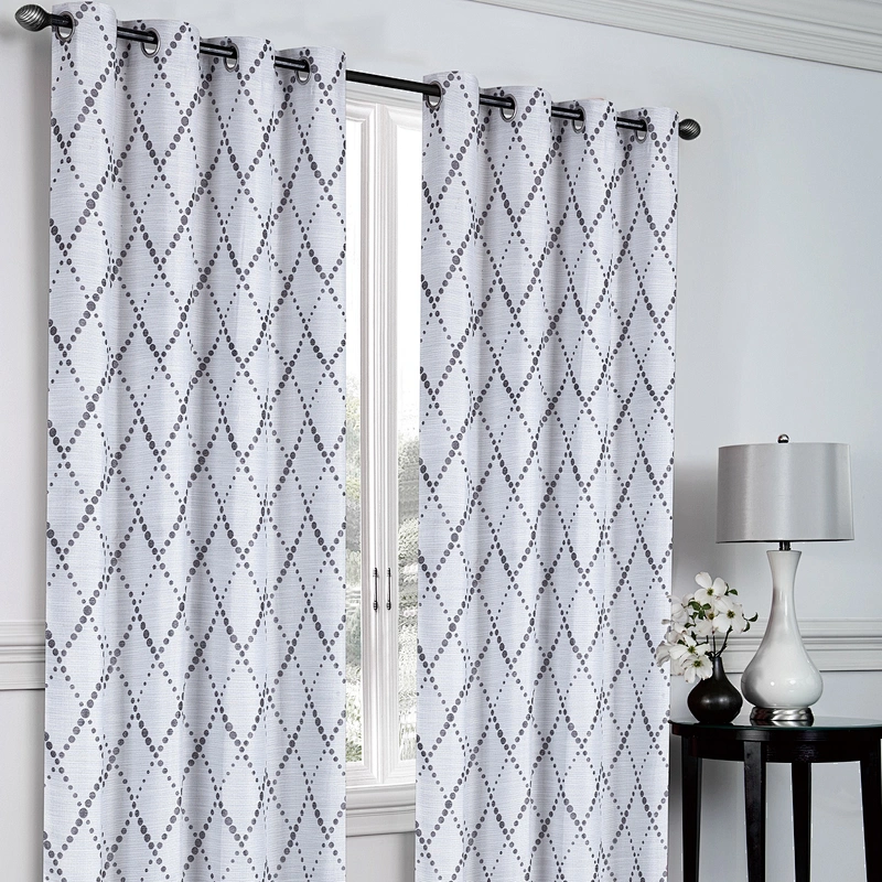 high quality 100% polyester bed canopy curtain  luxury damask design curtain jacquard fabric