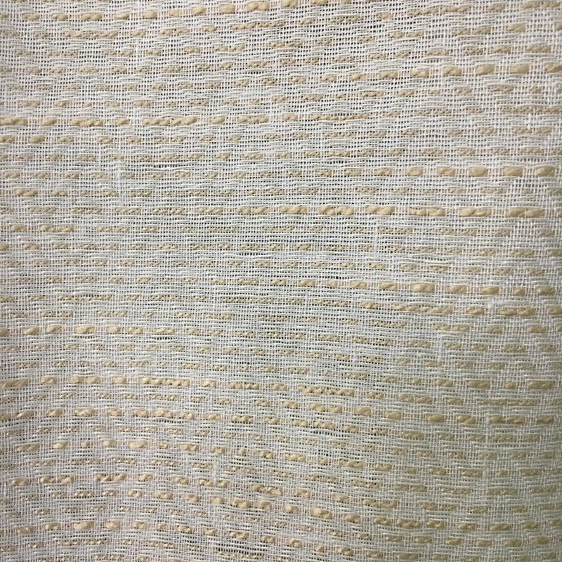 2020 most popular geometric patterns linen looked sheer window curtain for decorative