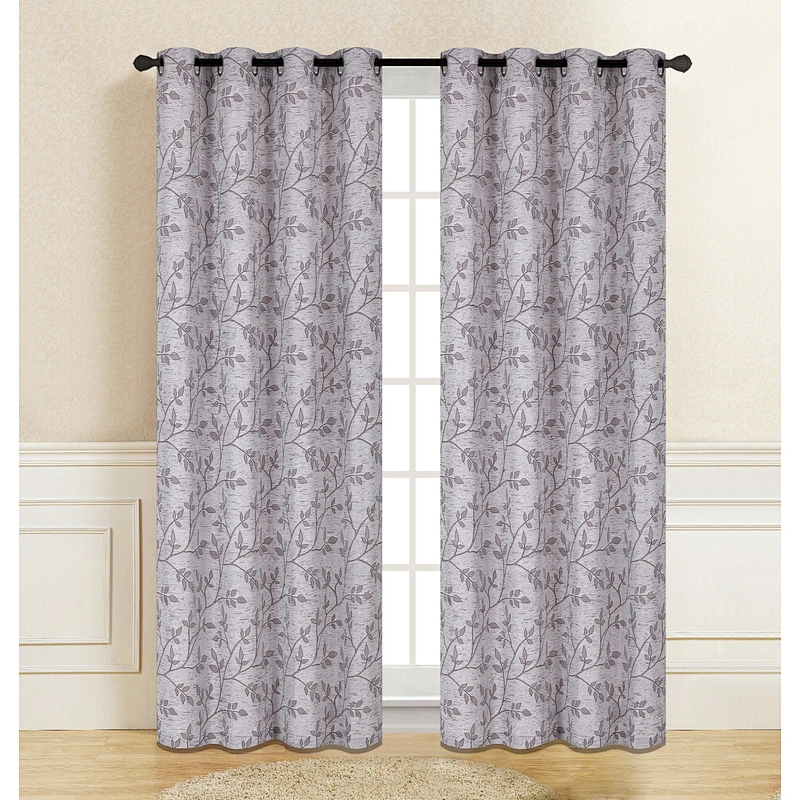 The newest woven curtain fabrics 100% polyester jacquard curtains  with good price
