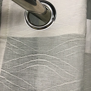 Cheap 100% polyester sheer curtain fabrics in low price