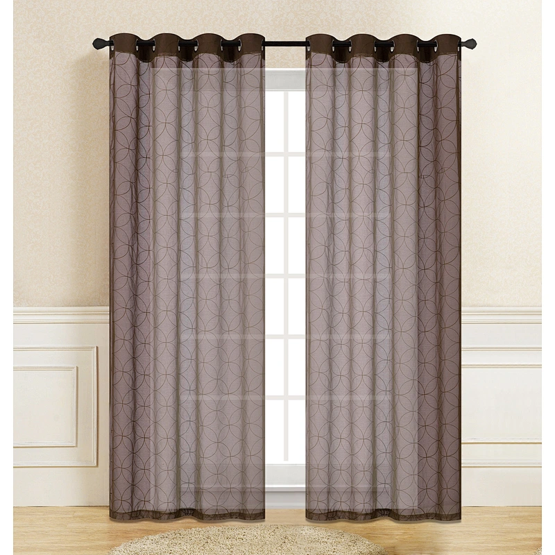 Ready made luxury usa market curtain sheer fabric romantic and elegant curtains