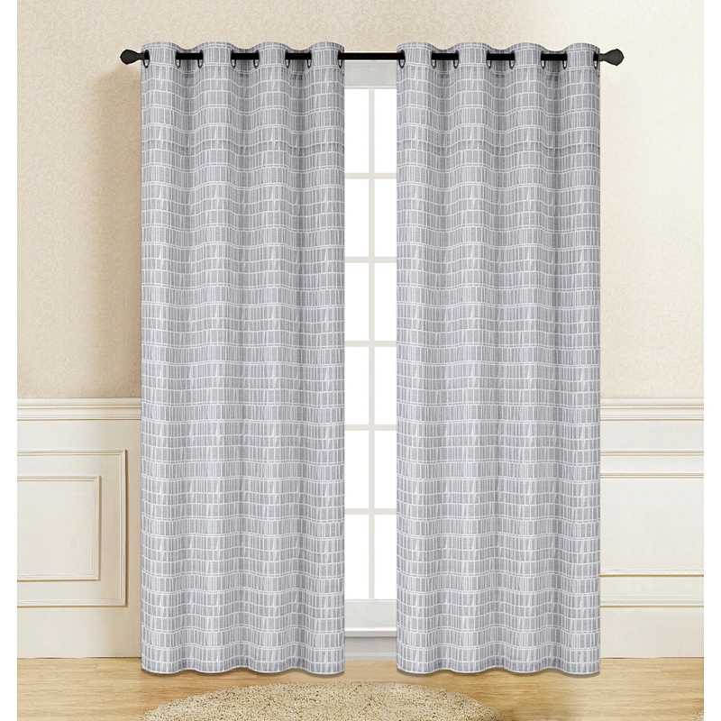 American curtain designs 100% polyester jacquard curtains fabric and materials on sale