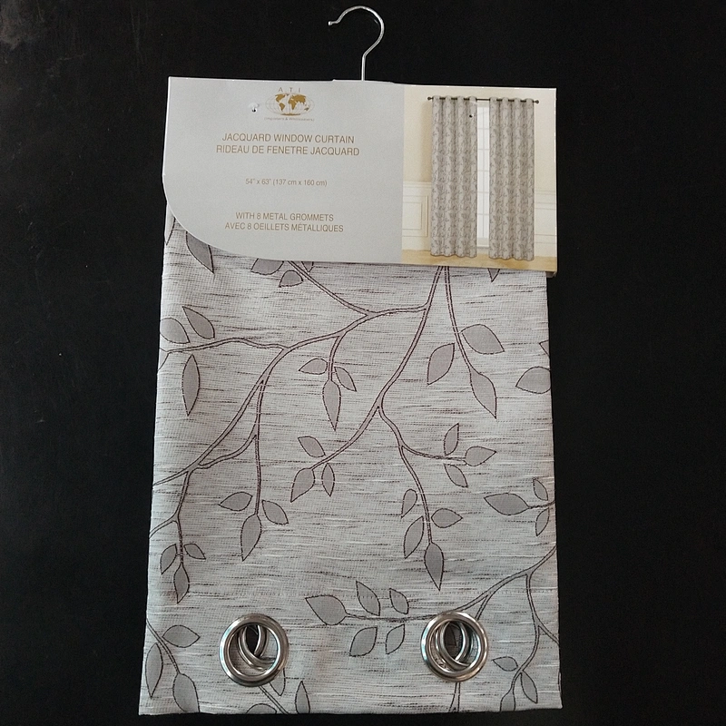 The newest woven curtain fabrics 100% polyester jacquard curtains  with good price