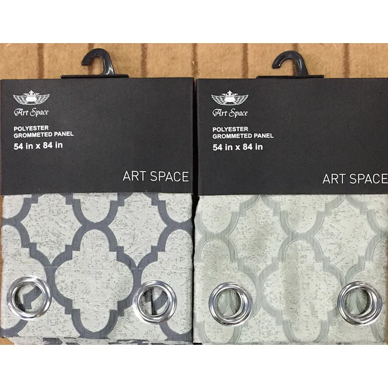 The newest woven curtain fabrics 100% polyester jacquard curtains  with good price