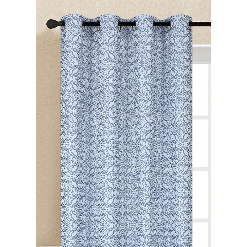 graceful royal european style jacquard stair curtain drapes for home decorating