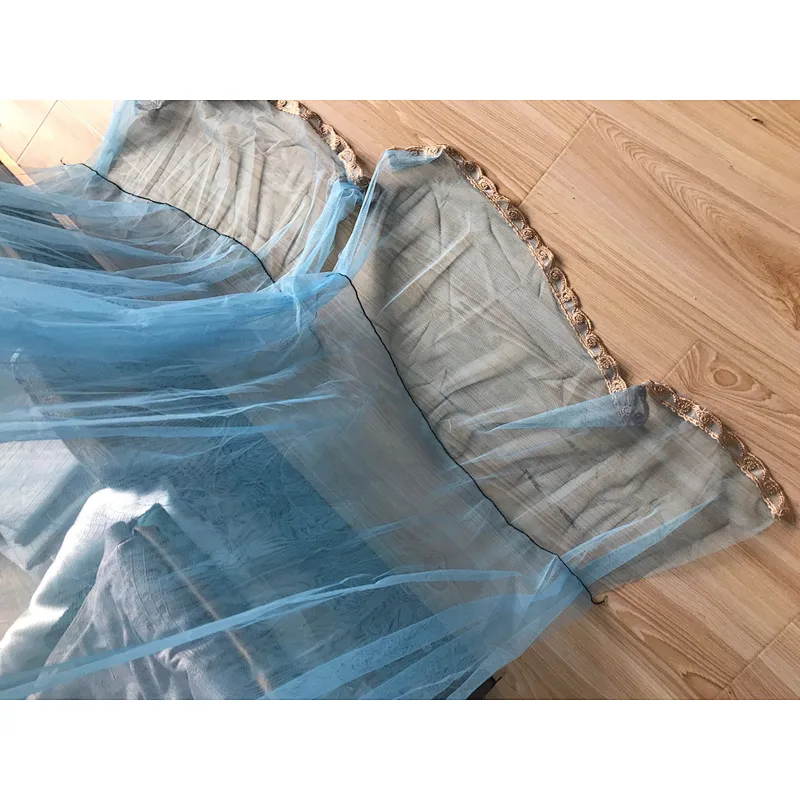 Customized 100% Polyester Decorative Net Fly Screen Anti Mosquito Door Window Curtain