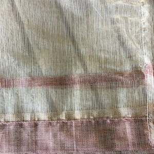 Polyester textile stripe organza fabric for decoration curtain decoration textile home hot sell good price