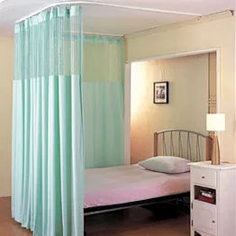 Fire retardant partition hospital curtains medical cubical mesh with high quality