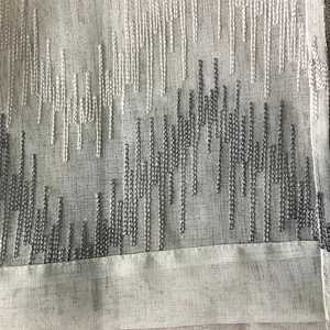 100% polyester ready made  sheer curtain for home and hotel