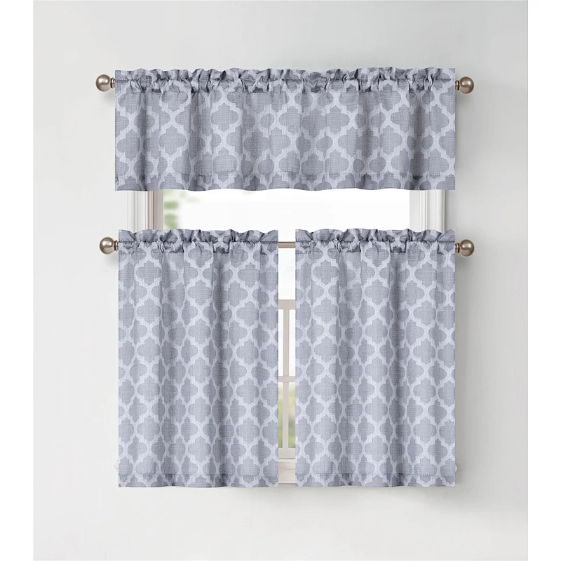 2020 new design kitchen curtain 100% polyester in stock