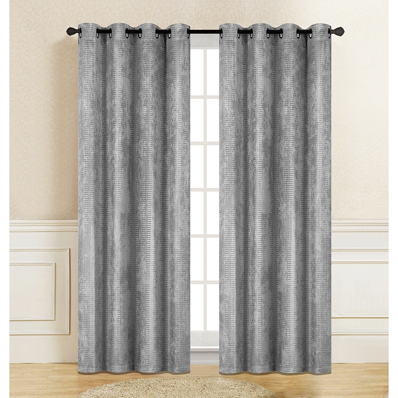 new design polyester horizontal curtain  blackout curtain with factory direct sale price