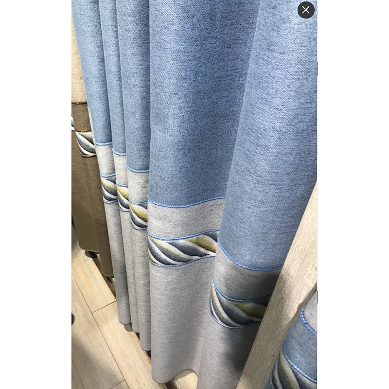 Luxury Blackout Curtains for Living Room western popular design good selling window curtain