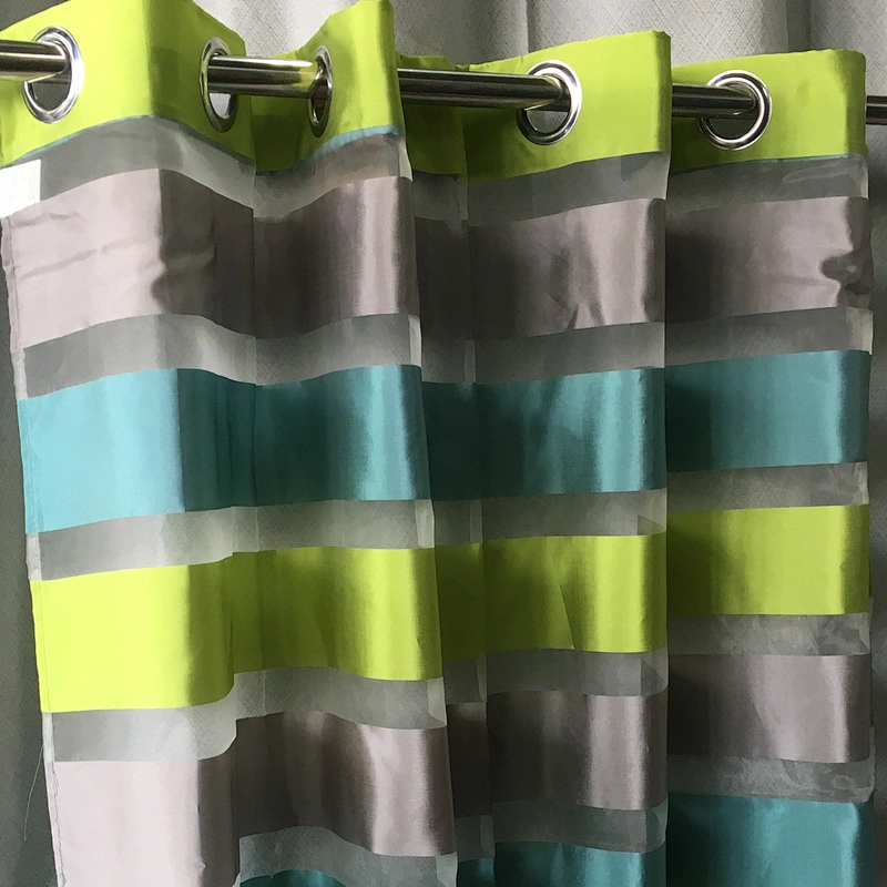 2020 fashion polyester organza sheer curtain,home used organza fabric fashion sheer curtain