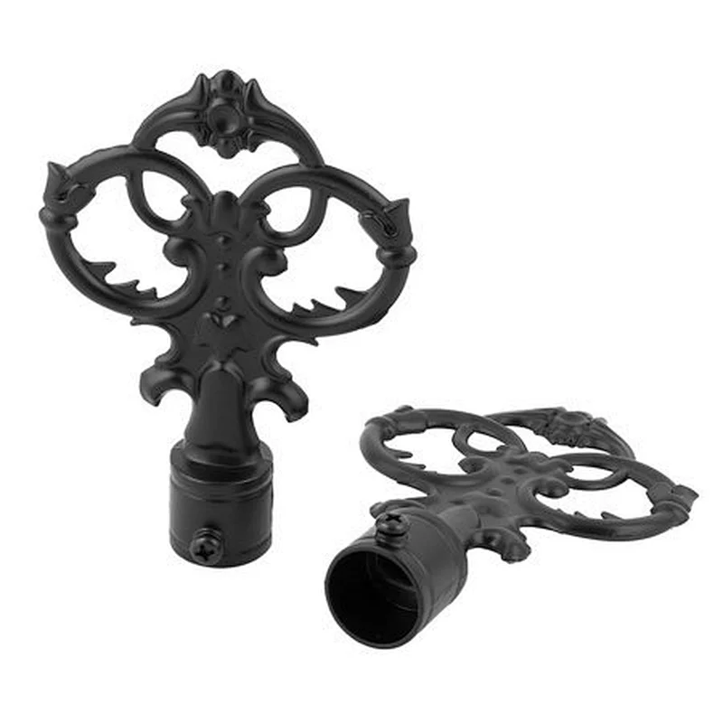 Home Finial Adjustable Modern Curtain Rod
