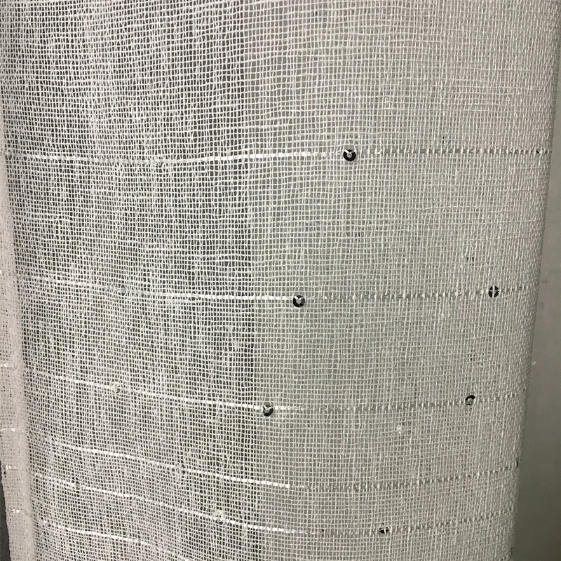 European style new jacquard plain sheer hotel curtain for window