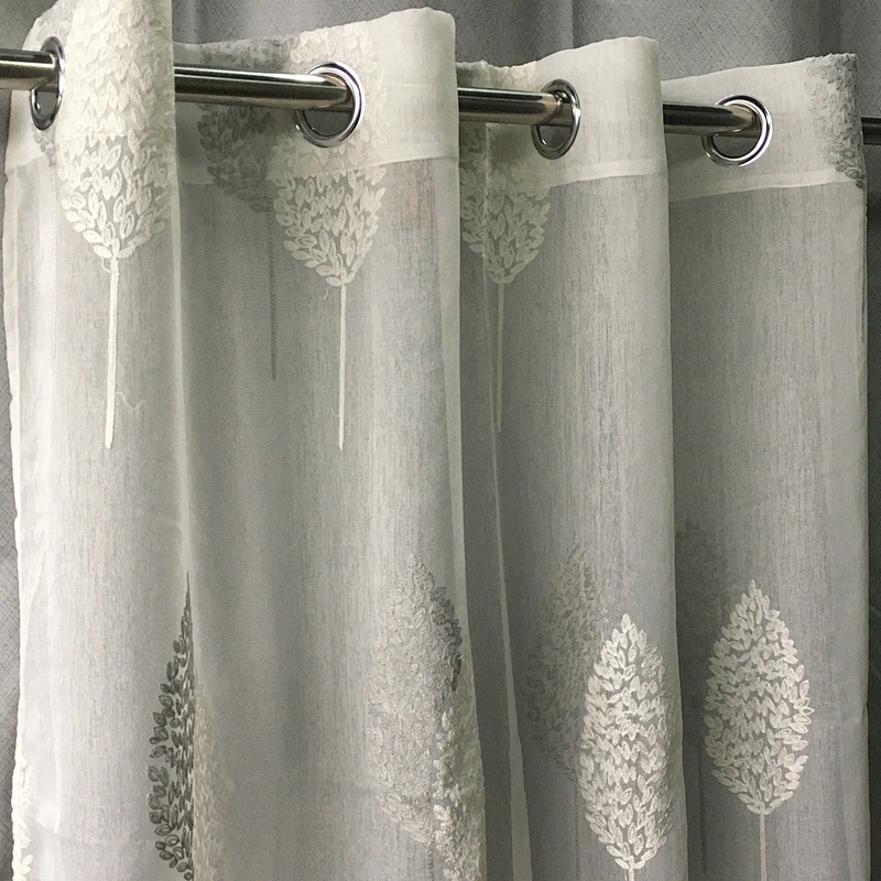 Hot selling China Manufactory sheer curtains ready made curtains living room in stock