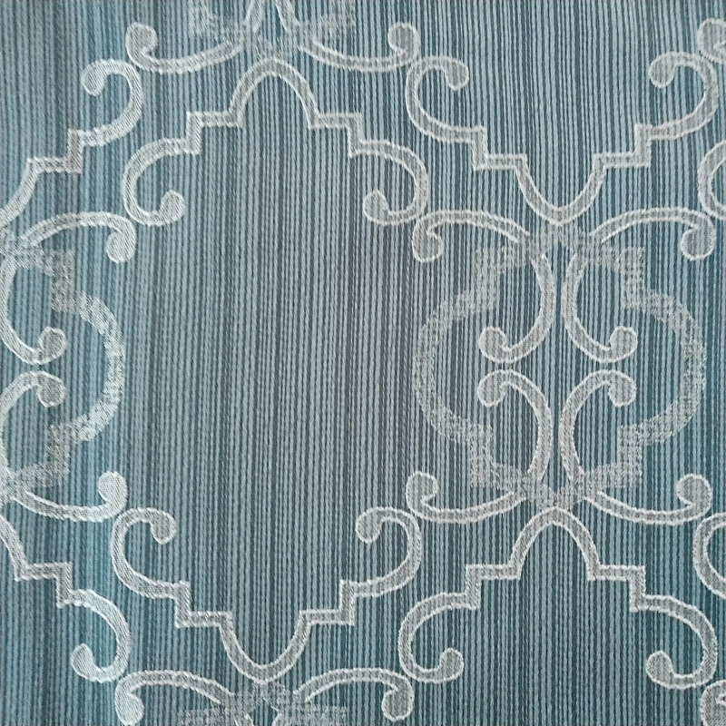 100% polyester atmosphere fashion curtain polyester jacquard curtain for living room and hotel