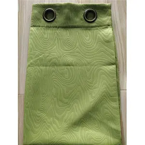 Hot selling  blackout embossed patten unique colorful z-wave curtain  in low price from china