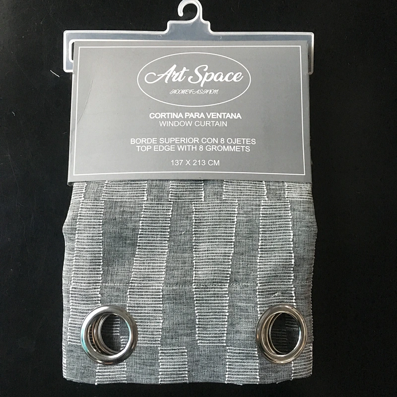 new design grommet sheer curtain vintage curtain for living room and bedroom