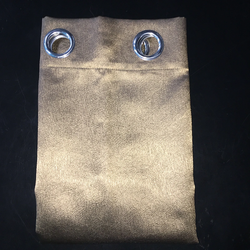 chinese factory portable blackout curtain polyester eyelet pattern in stock
