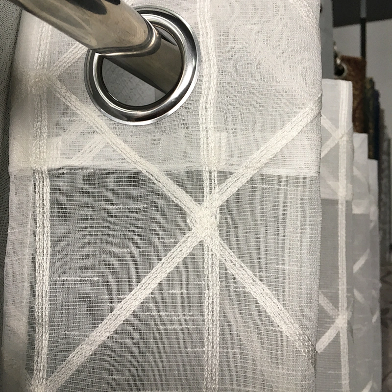 Ready made luxury hotel sheer fabric romantic and elegant curtains