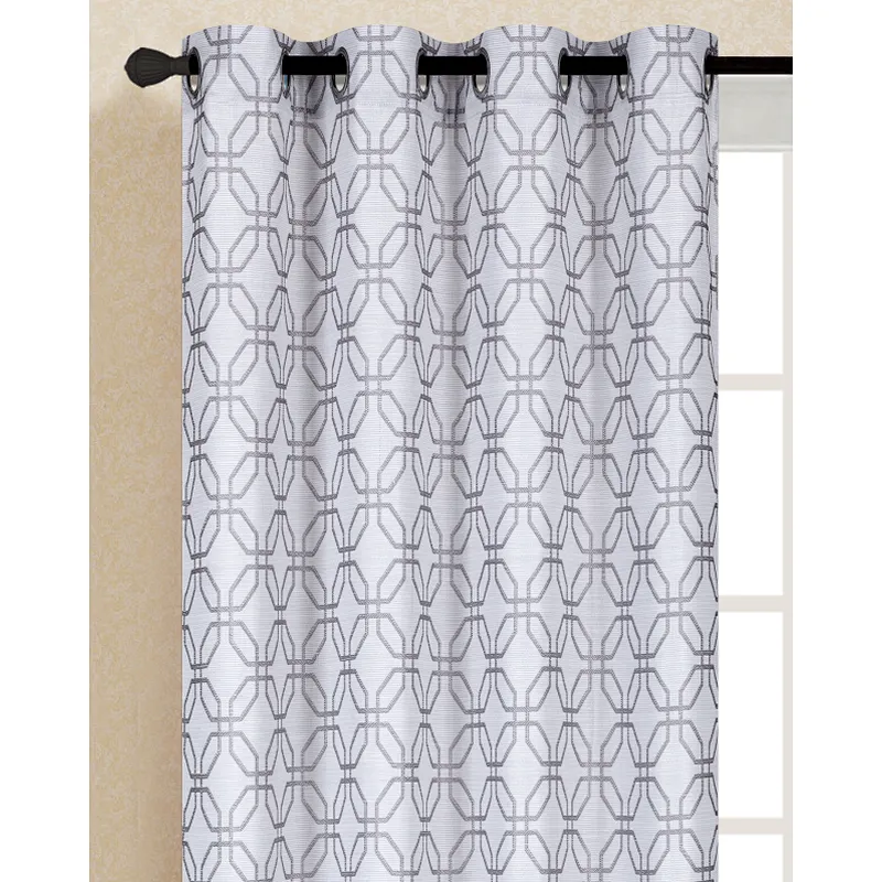 Cheap factory price ready made jacquard  curtains new design for sale