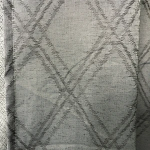 classic geometric patterns design jacquard  polyester sheer jacquard window curtains