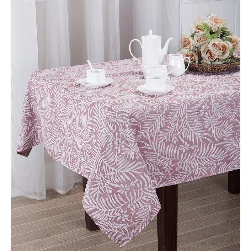 custom size fashion promotional printed rectangular table cover dining party table cloth