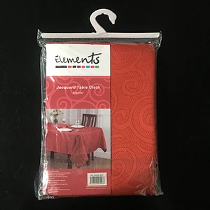 New arrival hometextile custom logo classic dining table cloth