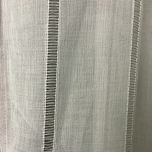 2020  hot sale classic sheer window curtains stripe design pattern