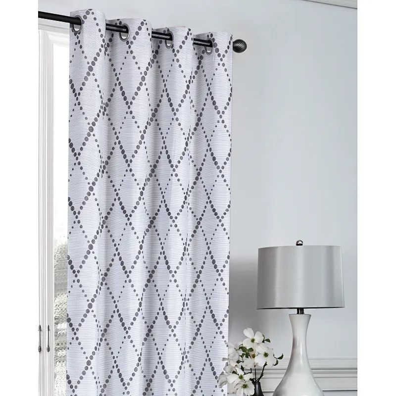 high quality 100% polyester bed canopy curtain  luxury damask design curtain jacquard fabric