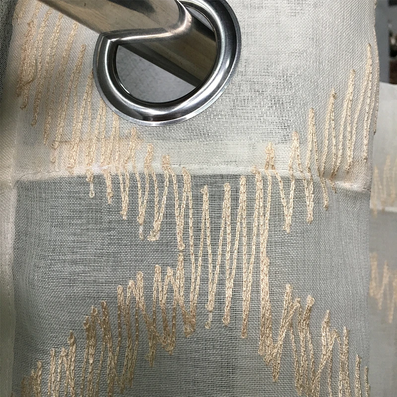 new design sheer fabric romantic and elegant curtains for bedroom and living room