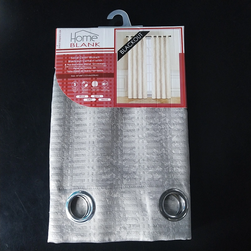 new design polyester horizontal curtain  blackout curtain with factory direct sale price