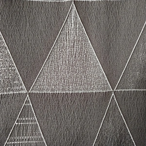 fashion style jacquard flock curtain 100% polyester window curtain with good service after sale